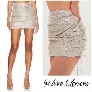 For Love & Lemons Candice Mini Skirt